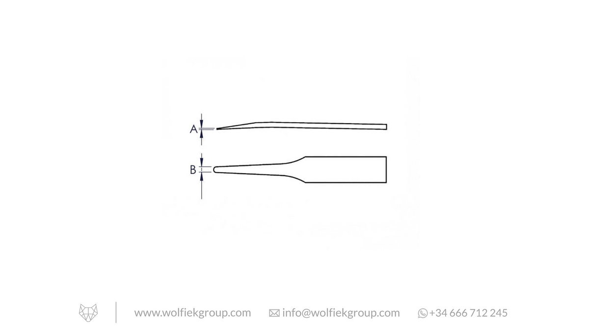 Carbon Fiber Plastic Tweezers ESD diagram