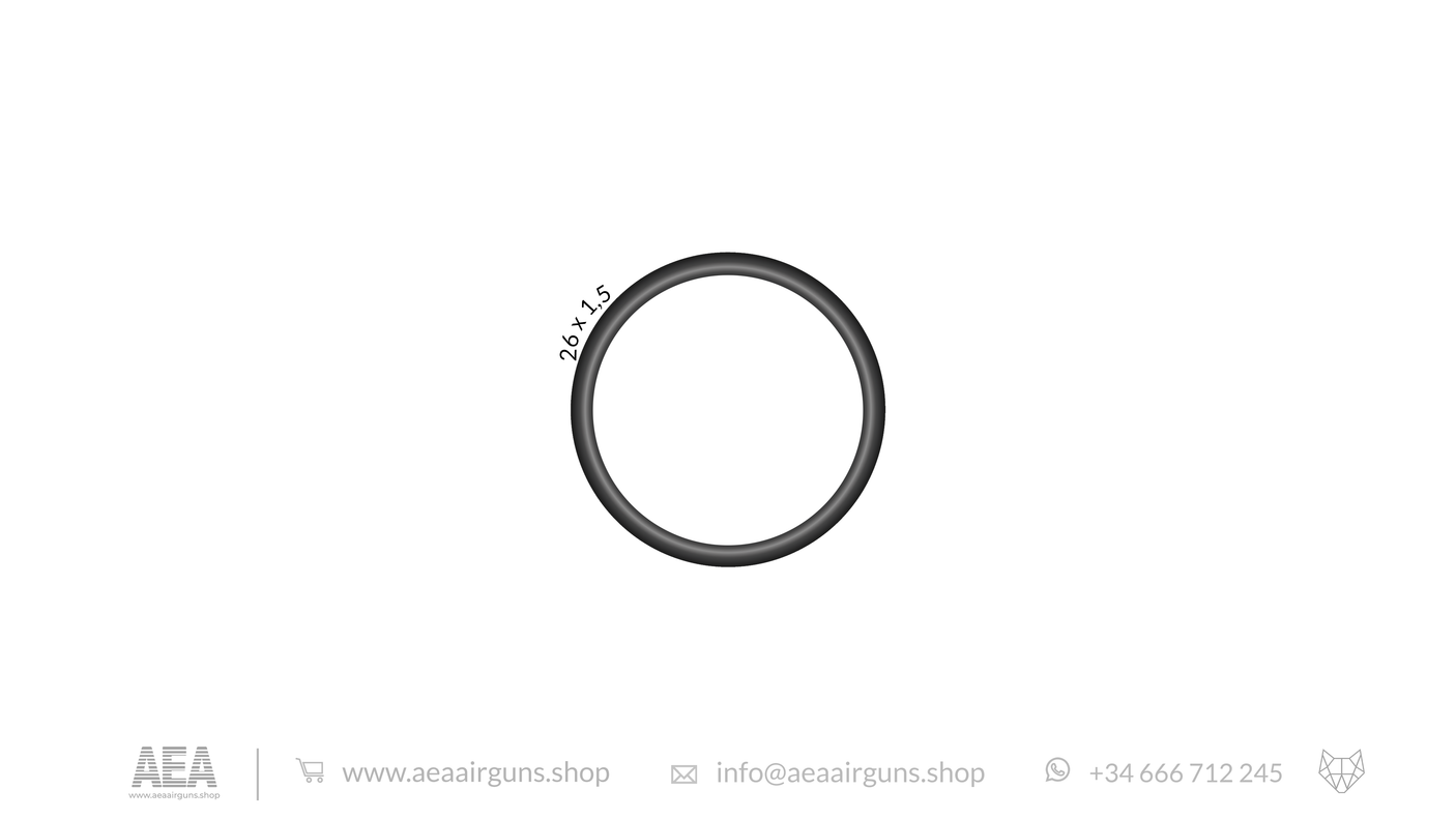 O-ring for AEA Airguns 26 x 1,5
